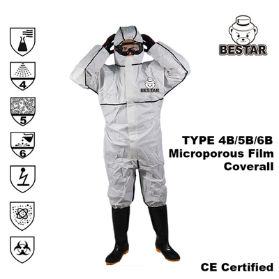 El CE certificó el tipo no tejido disponible 4/5/6 bata de la P.M. con la costura encuadernada negra con el lazo del pulgar