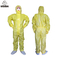 TIPO amarillo 3 bata del traje disponible del Biohazard del PPE de la prenda impermeable