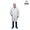 Blusa quirúrgica de la capa del laboratorio de la chaqueta disponible de la película microporosa 2XL con la cremallera