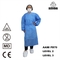 Chaqueta disponible del vestido del laboratorio de los SPP de la capa disponible azul del laboratorio con el puño elástico